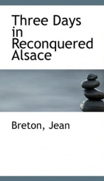 three days in reconquered alsace_cover