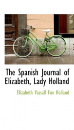 the spanish journal of elizabeth lady holland_cover