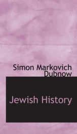 Jewish History : an essay in the philosophy of history_cover