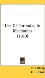 use of formulas in mechanics_cover