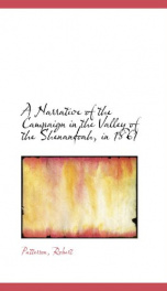 a narrative of the campaign in the valley of the shenandoah in 1861_cover