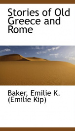stories of old greece and rome_cover