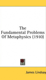 the fundamental problems of metaphysics_cover