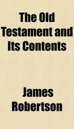 the old testament and its contents_cover