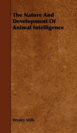 the nature and development of animal intelligence_cover