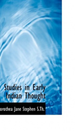 studies in early indian thought_cover