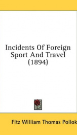 incidents of foreign sport and travel_cover