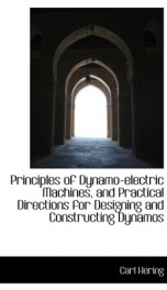 principles of dynamo electric machines and practical directions for designing_cover