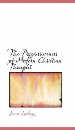 the progressiveness of modern christian thought_cover