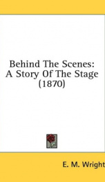 behind the scenes a story of the stage_cover