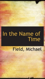 in the name of time_cover