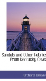 sandals and other fabrics from kentucky caves_cover