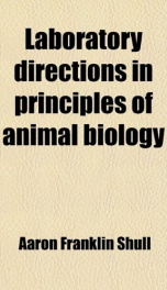laboratory directions in principles of animal biology_cover