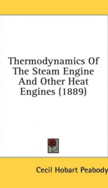 thermodynamics of the steam engine and other heat engines_cover