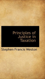 principles of justice in taxation_cover