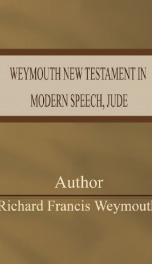Weymouth New Testament in Modern Speech, Jude_cover