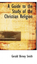 a guide to the study of the christian religion_cover