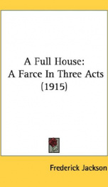 a full house a farce in three acts_cover