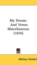 my dream and verses miscellaneous_cover