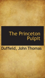 the princeton pulpit_cover