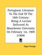 portuguese literature to the end of the 18th century being a lecture delivered_cover