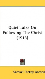Quiet Talks on Following the Christ_cover