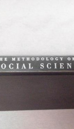 max weber on the methodology of the social sciences_cover