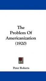 the problem of americanization_cover