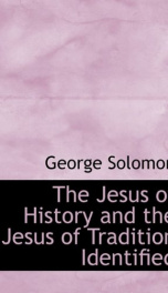 the jesus of history and the jesus of tradition identified_cover