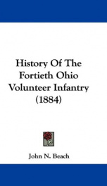 history of the fortieth ohio volunteer infantry_cover