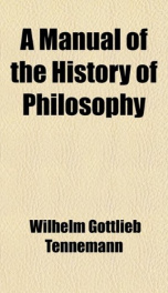 a manual of the history of philosophy_cover