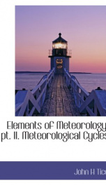 elements of meteorology pt ii meteorological cycles_cover