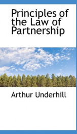principles of the law of partnership_cover
