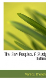 the slav peoples a study outline_cover