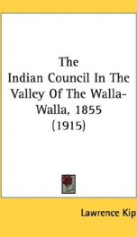 the indian council in the valley of the walla walla 1855_cover