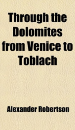 through the dolomites from venice to toblach_cover