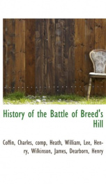 history of the battle of breeds hill_cover