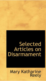 selected articles on disarmament_cover