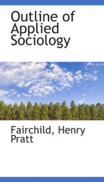 outline of applied sociology_cover