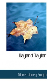 bayard taylor_cover