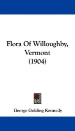 flora of willoughby vermont_cover