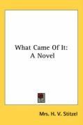 what came of it a novel_cover