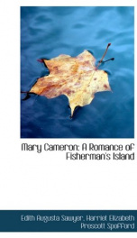 mary cameron a romance of fishermans island_cover