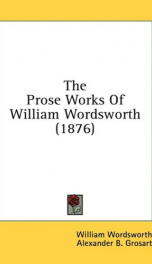 The Prose Works of William Wordsworth_cover