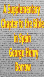 A Supplementary Chapter to the Bible in Spain_cover