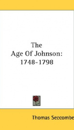 the age of johnson 1748 1798_cover