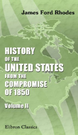 history of the united states from the compromise of 1850 volume 2_cover