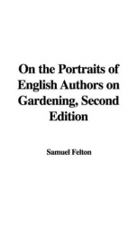 On the Portraits of English Authors on Gardening,_cover