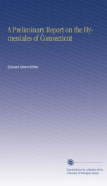 a preliminary report on the hymeniales of connecticut_cover