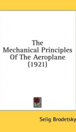 the mechanical principles of the aeroplane_cover